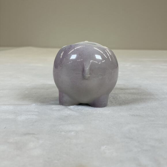 Vintage Ceramic Pig & Elephant Planters Kitsch Super Cute 4in x 3.5in Bnft Chrty - Picture 16 of 16